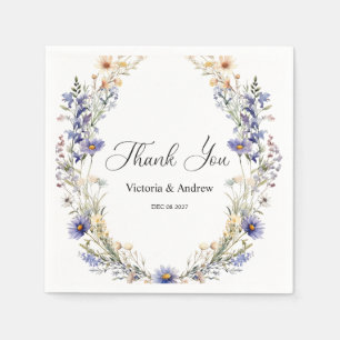 Pretty Floral  Napkin