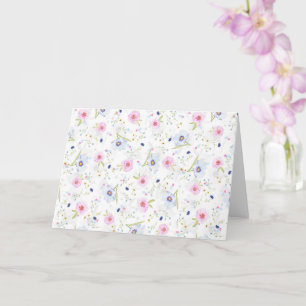 Pretty Floral Pattern Card