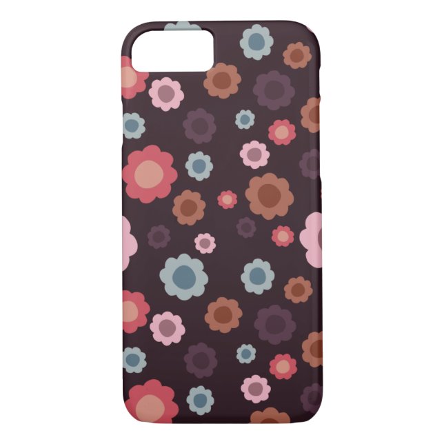 Pretty floral pattern Case-Mate iPhone case (Back)