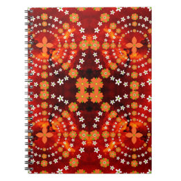 Pretty Floral Pattern Cute Garden Notebook