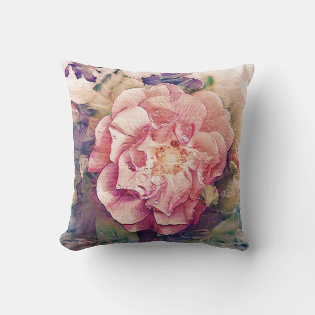 Pretty floral pillow (Front)