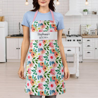 Pretty Floral Print Custom Text Name Personalized