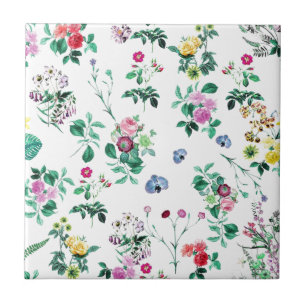 Pretty Floral Tile