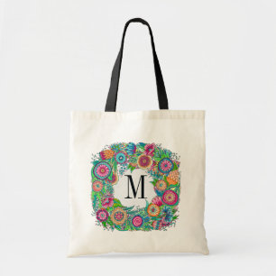 Pretty Floral Tote Bag