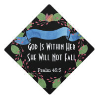 Pretty Floral Wreath With Inspirational Quote