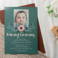 Pretty Florals | Pink & Green Naming Ceremony
