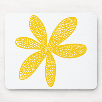Pretty Flower - Amber Mouse Pad