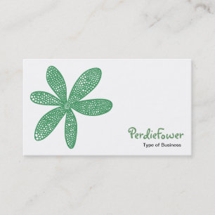 Pretty Flower - Army Green 669966 Business Card