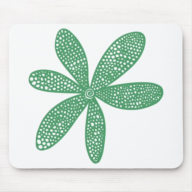 Pretty Flower - Army Green Mouse Pad (Front)