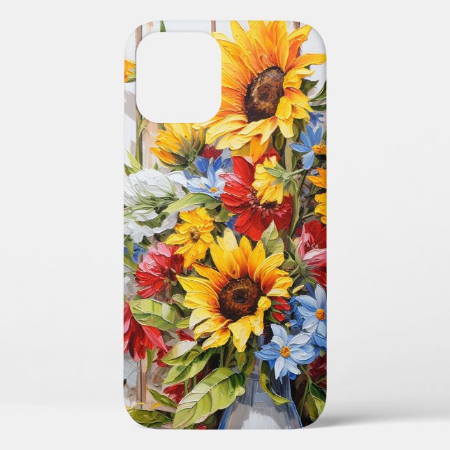 Pretty Flower Arrangement Floral Sunflower Case-Mate iPhone Case (Back)