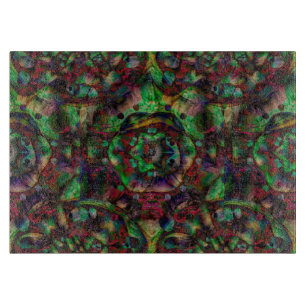 Pretty Flower Burst Abstract Cutting Board