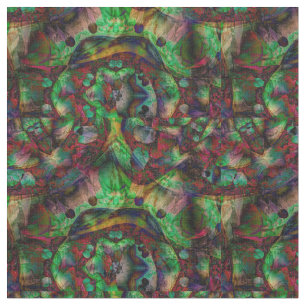 Pretty Flower Burst Abstract Fabric