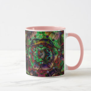 Pretty Flower Burst Abstract Mug