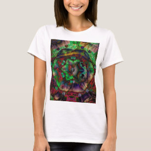 Pretty Flower Burst Abstract T-Shirt
