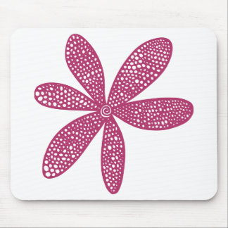 Pretty Flower - Crimson Mouse Pad