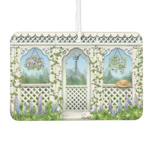 Pretty Flower Garden Gazebo Design Air Freshener