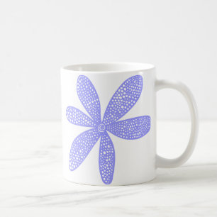 Pretty Flower - Pastel Blue Coffee Mug