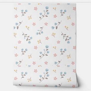 Pretty Flower Pattern Wallpaper