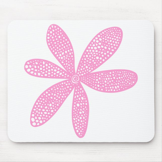 Pretty Flower - Pink Mouse Pad (Front)
