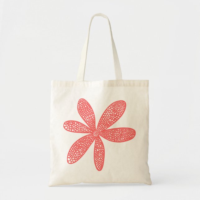 Pretty Flower - Tropical Pink Tote Bag (Front)