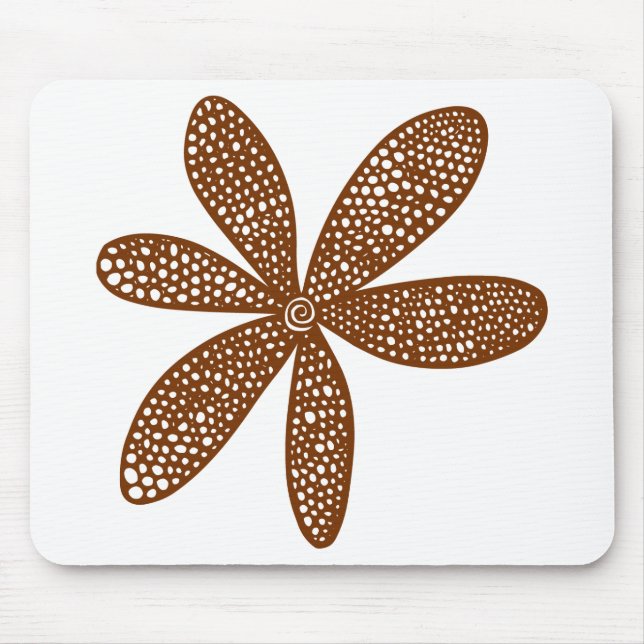 Pretty Flower - Walnut Mouse Pad (Front)