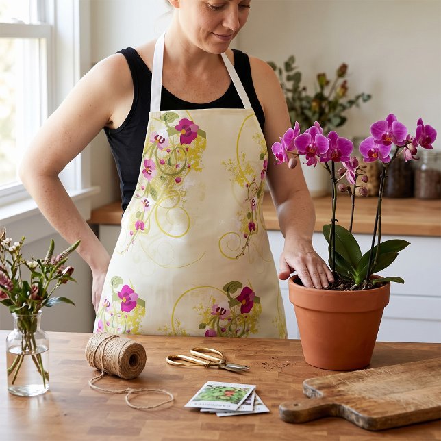 Pretty Flowers Apron (Creator Uploaded)