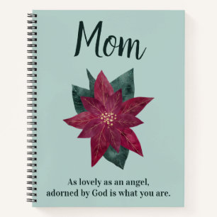 Pretty Flowers for Mom Notebook