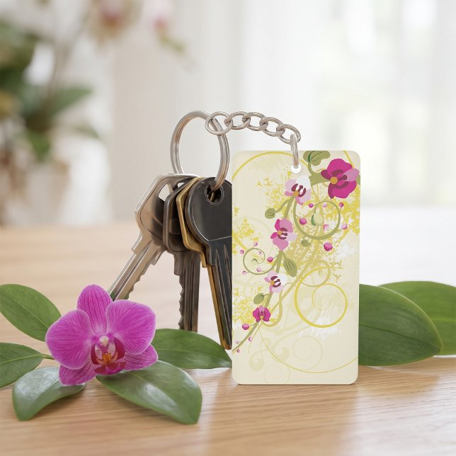 Pretty Flowers Keychain (Creator Uploaded)