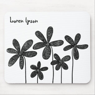Pretty Flowers Mouse Pad