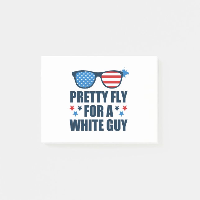 Pretty Fly For A White Guy Post-it Notes (Front)