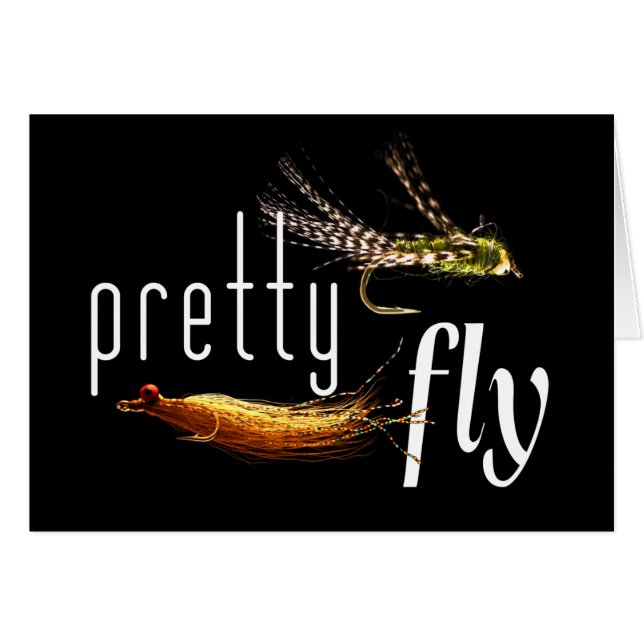 Pretty Fly, Funny Fishing Design (Front Horizontal)