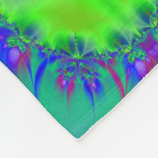 Pretty Fractal Design Fleece Blanket