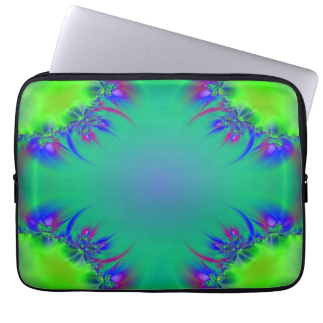 Pretty Fractal Design Laptop Sleeve (Front)