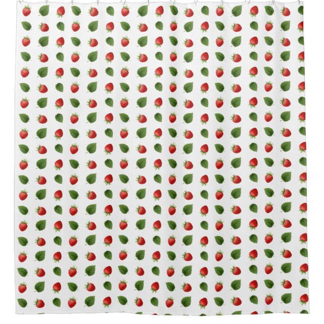 Pretty Fresh Fruit Summer Strawberries Patterned (Front)