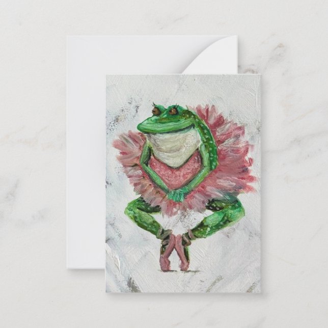 Pretty frog card (Front)