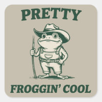 Pretty Froggin Cool Frog Toad Meme Lovers Vintage