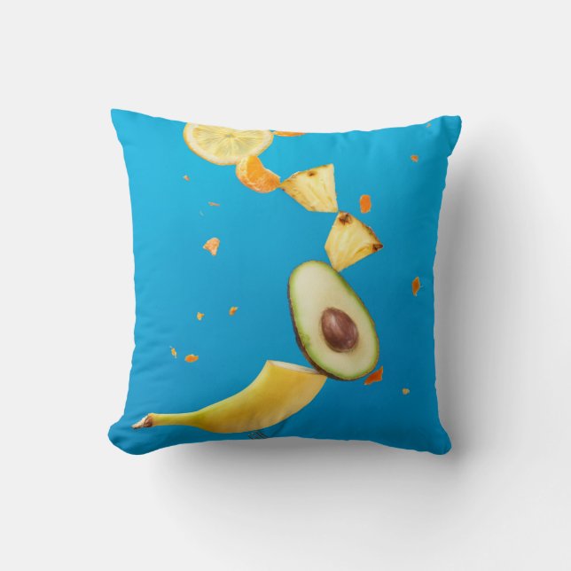 Pretty Fruits Throw Pillow (Front)