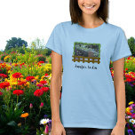 Pretty gardening plant garden lover personal T-Shirt<br><div class="desc">Pretty gardening plant garden lover personalT-shirt.
Add your own name and text to personalize.</div>