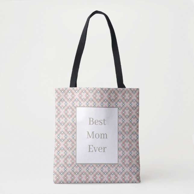 Pretty Geometric Pattern  Tote Bag (Front)