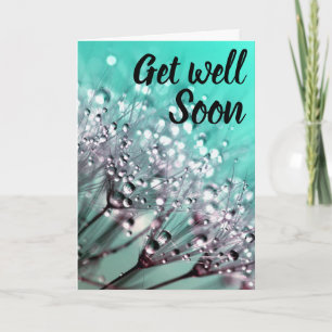 Pretty get well soon card
