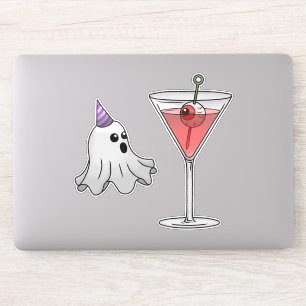 Pretty Ghost & Creepy Halloween Cocktail