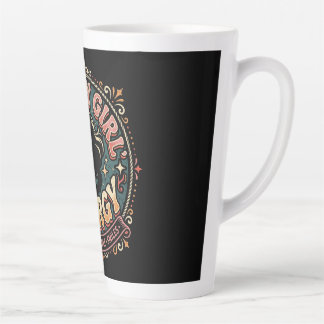 Pretty Girl Energy Vintage Aesthetic Latte Mug
