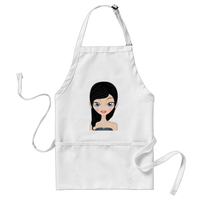 Pretty Girl Standard Apron (Front)