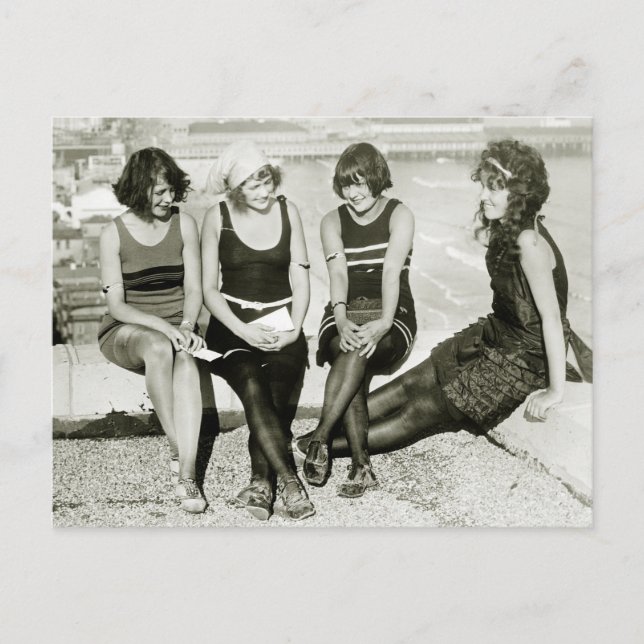 Pretty Girls, 1920s Postcard (Front)