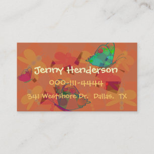 Pretty Girl's calling card