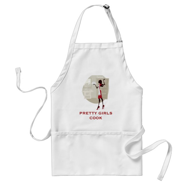 Pretty Girls Cook Apron (Front)