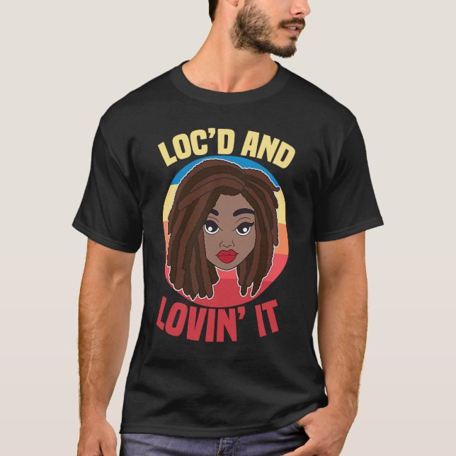 Pretty Girls Got It Loc'd Up Afro Puffs Hair  Mela T-Shirt (Front)