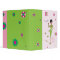 Pretty Girls Pink and Green Binder