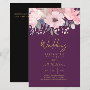 Pretty Girly Budget Rosegold Blush Pink Floral A9