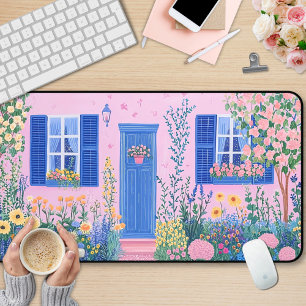 Pretty Girly Floral Desk Mat